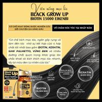 Viên uống mọc tóc Black Grow Up Biotin 15000 Eikenbi 60 viên