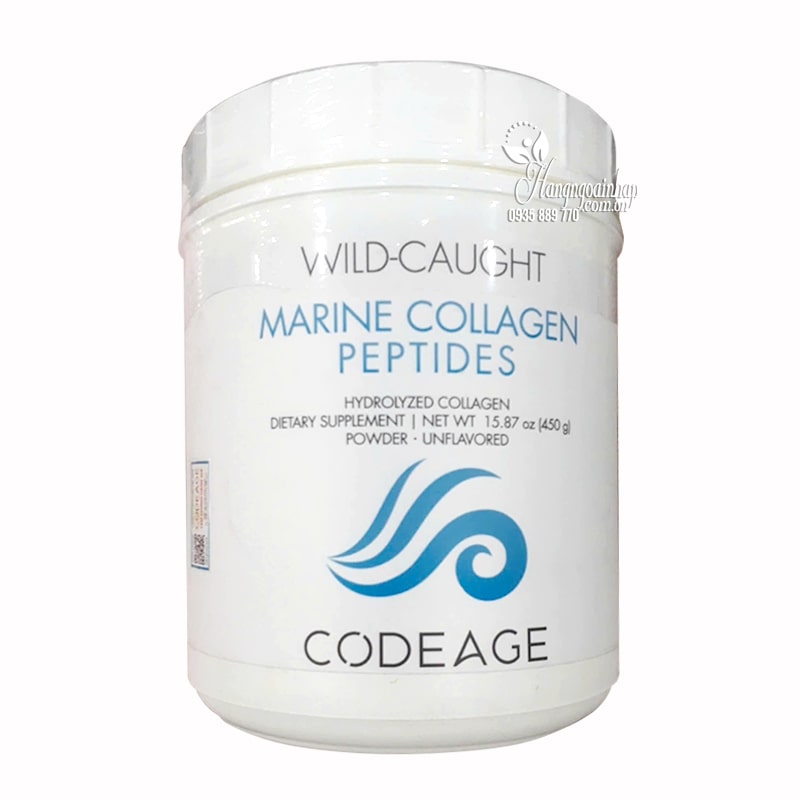 Bột uống Marine Collagen Peptide CodeAge 450g của Mỹ 