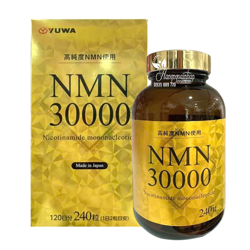 NMN 30000 Yuwa 240 viên của Nhật Bản trẻ hóa tế bào