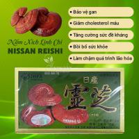 Nấm linh chi Nissan Reishi nội địa Nhật Bản hộp 39g