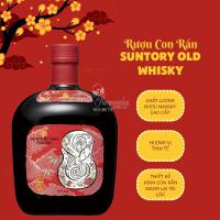 Rượu Suntory Old Whisky hình con rắn Nhật Bản chai 700ml