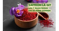 Saffron là gì? Lưu ý quan trọng khi sử dụng saffron