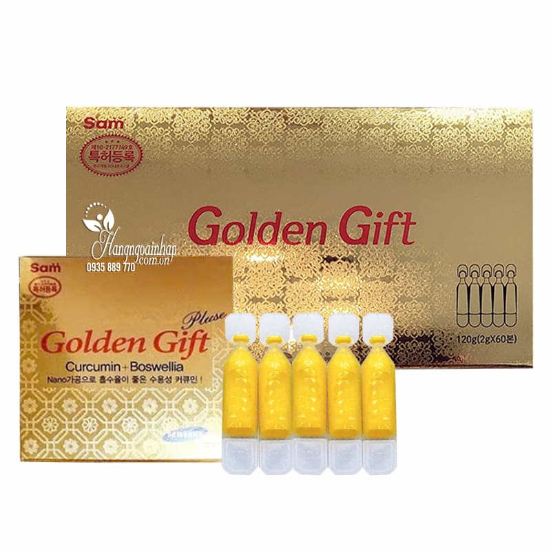 Tinh nghệ nano Sam Golden Gift Curcumin Boswellia Hàn Quốc 