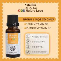 Vitamin D3 K2 Kids Nature Love cho bé chai 20ml của Đức