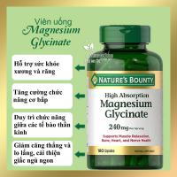 Viên uống Magnesium Glycinate Nature’s Bounty 240mg của Mỹ