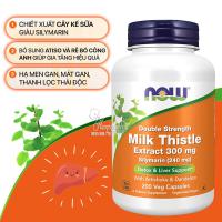 Bổ gan Now Milk Thistle Extract 300mg của Mỹ hộp 200 viên