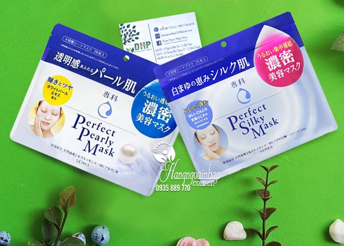 Mặt nạ Shiseido Senka Perfect Silky Mask 28 miếng Nhật Bản 1