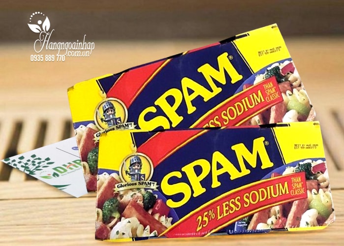 Spam 25% Less Sodium là gì?