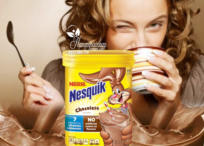 Bột cacao sữa Nestle Nesquik Chocolate của Mỹ