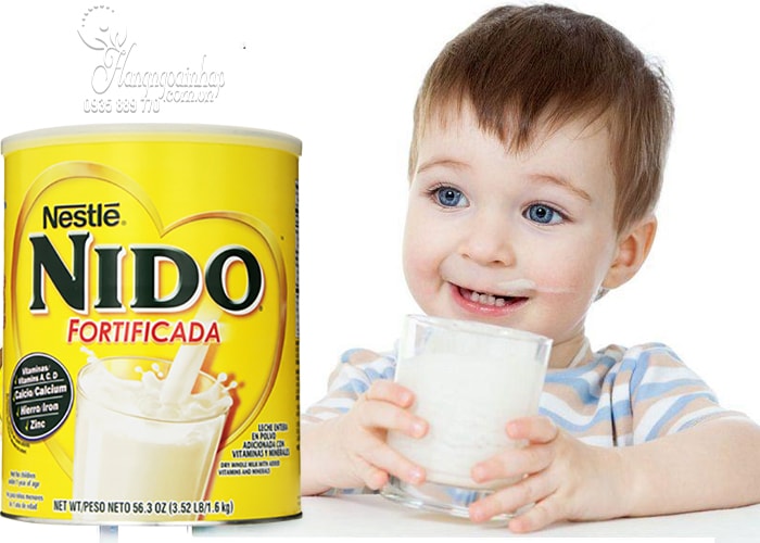 Sữa tươi dạng bột cho bé Nestle Nido Fortificada 1,6kg 