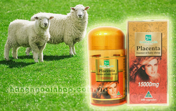 Nhau thai cừu của úc 15000mg Golden Health Placentra 100 viên