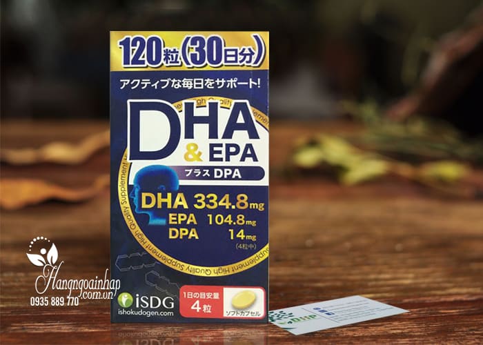 Thuốc bổ não DHA EPA và DPA của Nhật Bản hộp 120 viên 1