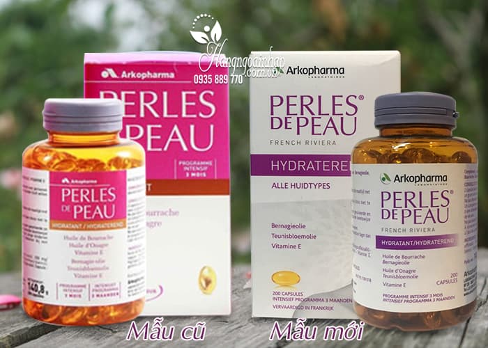 Viên uống đẹp da Collagen Perles De Peau Hydratant 200 viên của Pháp 1