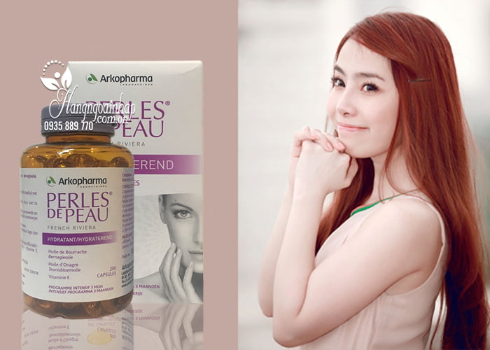 Viên uống đẹp da Collagen Perles De Peau Hydratant 200 viên của Pháp 2