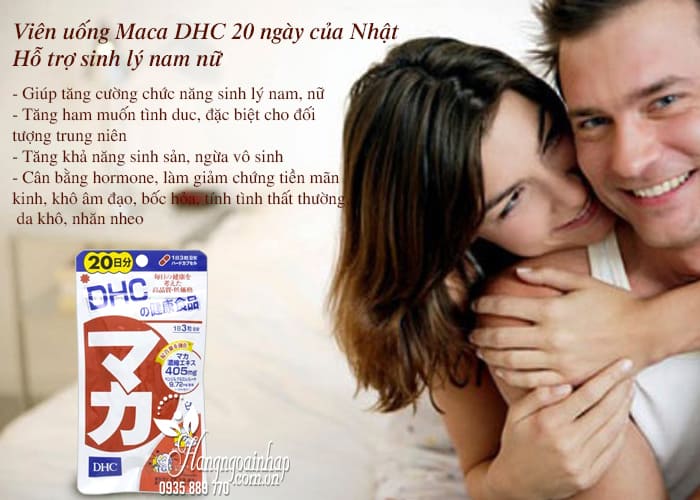 Viên uống Maca DHC 20 ngày của Nhật - Hỗ trợ sinh lý nam nữ 3