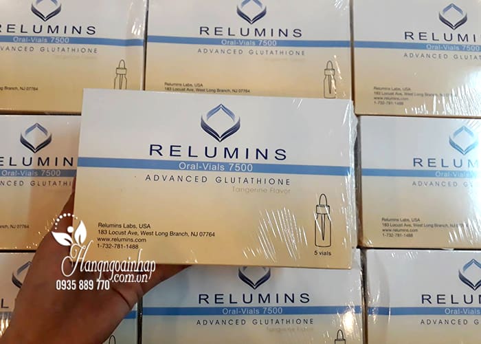 Nước uống trắng da Relumins Advanced Glutathione 7500mg 1