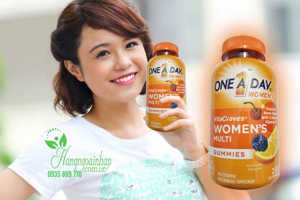 Kẹo Vitamin One A Day Women’s VitaCraves Gummies của Mỹ 230 viên